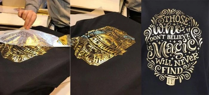 Печать на одежде. Фольгирование и флокирование