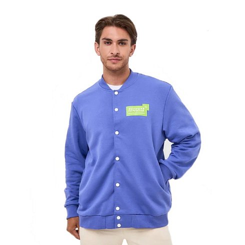 Бомбер унисекс фиолетовый