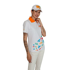 Рубашка поло комбинированная