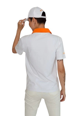 Рубашка поло комбинированная