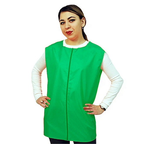 Жилетка промо на молнии зеленый