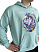 Толстовка оверсайз поразмерный бирюза