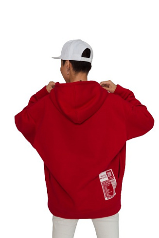 Толстовка оверсайз с капюшоном