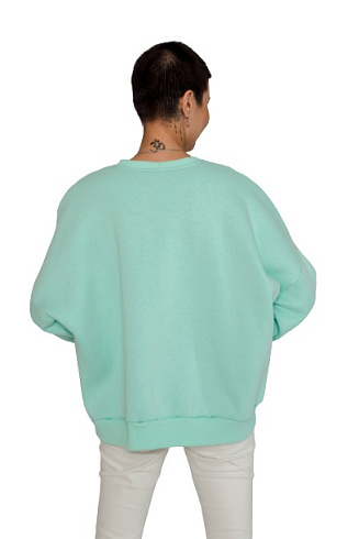 Свитшот оверсайз мята