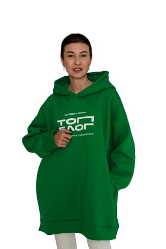 Свитшот удлиненный оверсайз