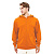 Толстовка на молнии оранжевая