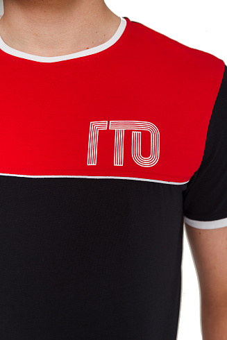 Футболка классическая с отделкой