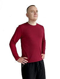 Лонгслив бордо кулирка 210 гр