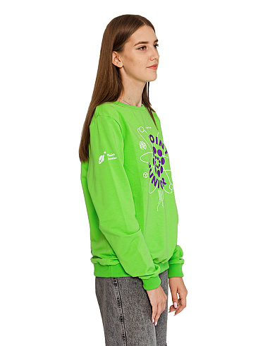 Свитшот классик салатовый