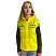 Жилетка промо с капюшоном карман кенгуру желтая