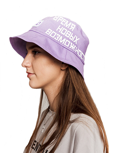 Панама фиолетовая джинсовая