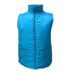 Жилетка эконом голубая