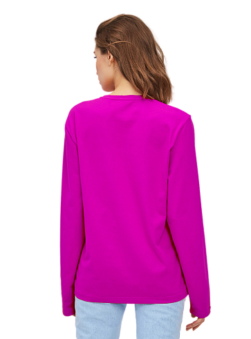 Лонгслив сирень кулирка