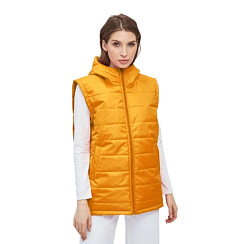 Жилет с капюшоном оранжевый