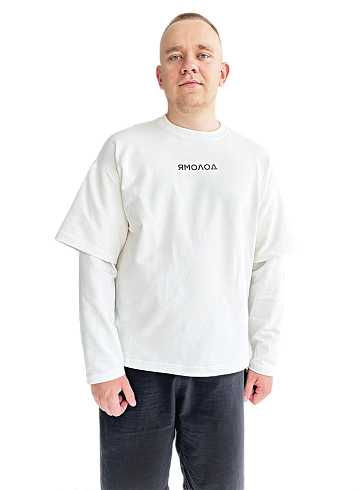 Лонгслив с двойным рукавом