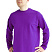 Лонгслив фиолетовый футер 2-х нитка
