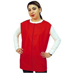 Жилетка промо на молнии красная