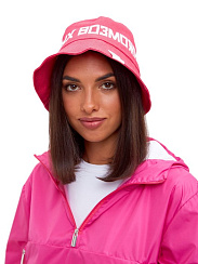 Панама розовая джинсовая