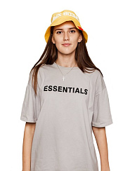 Панама желтая джинсовая