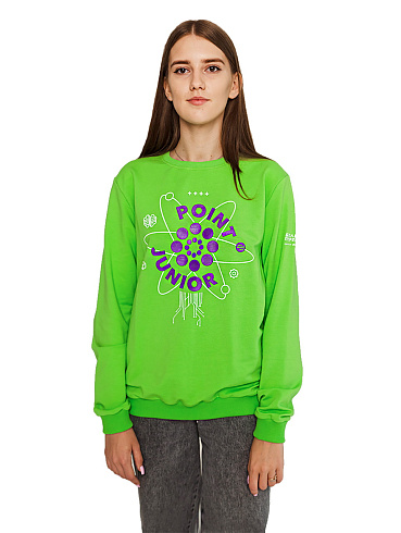 Свитшот классик салатовый