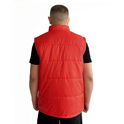 Жилет 4 стежки красный