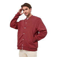 Бомбер унисекс бордовый