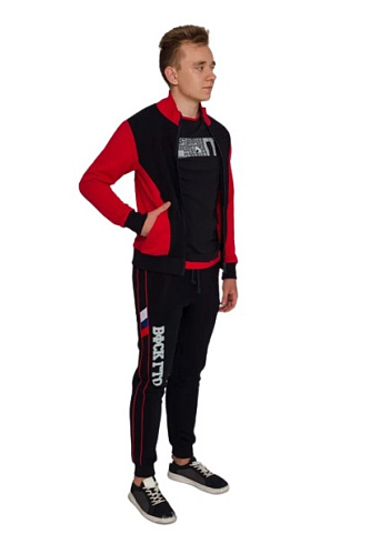 Брюки спортивные с отделкой